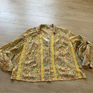 Pilcro Multicolor Floral Top